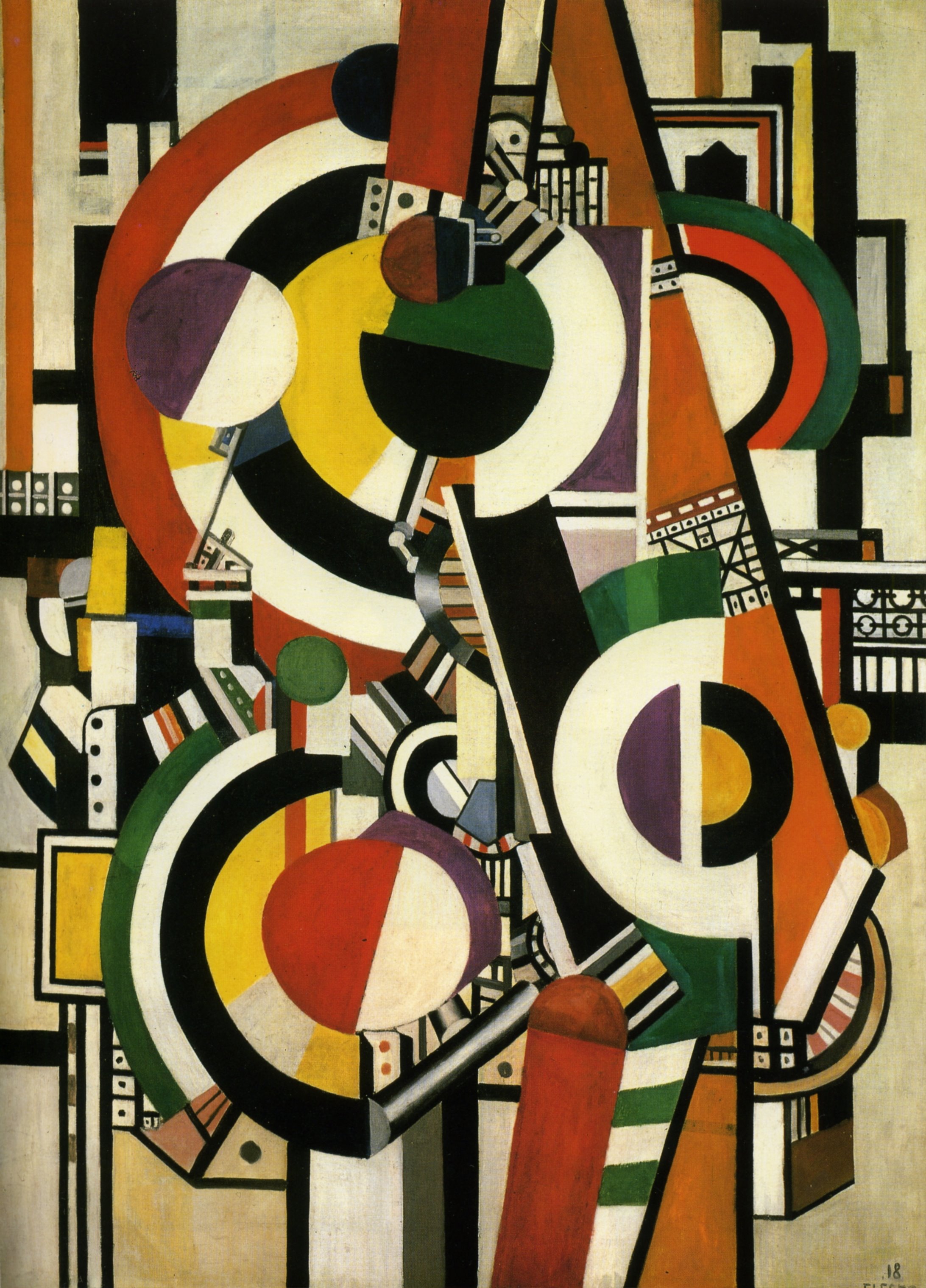 Fernand Leger Discs In The City